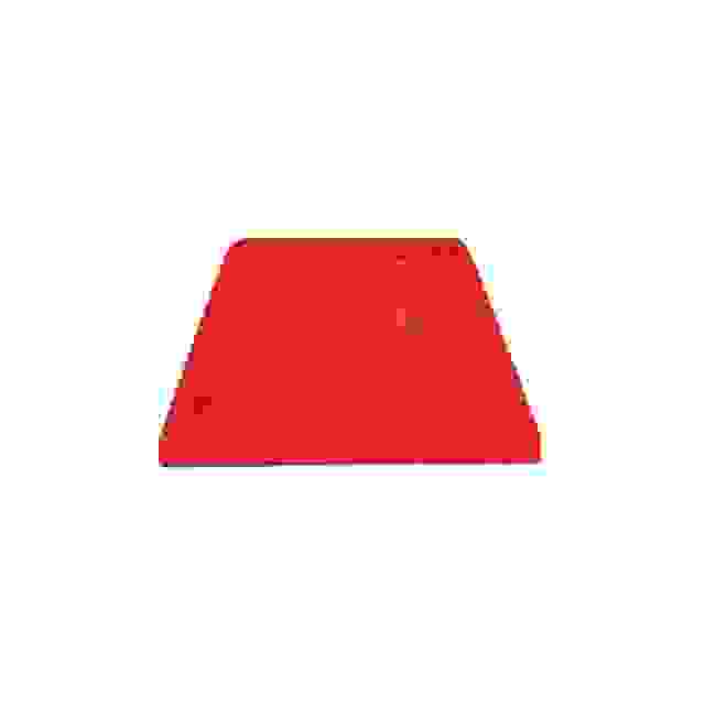 Cukrářská karta polypropylenová 216 × 128 mm, červená