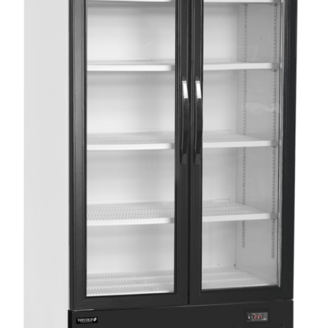 Chladicí skříň prosklené kř. dveře TEFCOLD FSC 1000 H