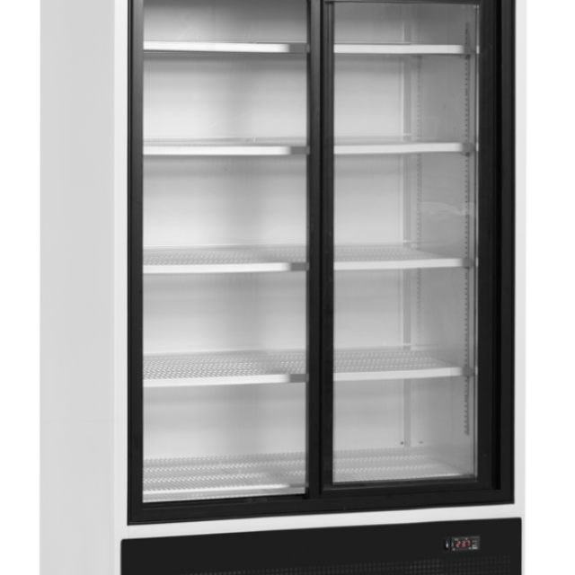 Chladicí skříň prosklené posuv. dveře TEFCOLD FSC 1000 S