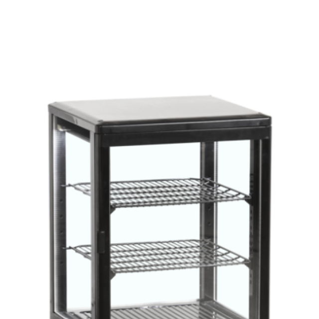 Chladicí vitrína stolní, černá TEFCOLD UPD 60 BLACK