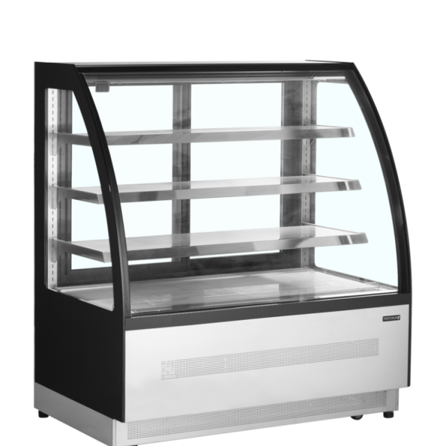 Chladicí vitrína cukrářská černá TEFCOLD LPD 1200 C Black