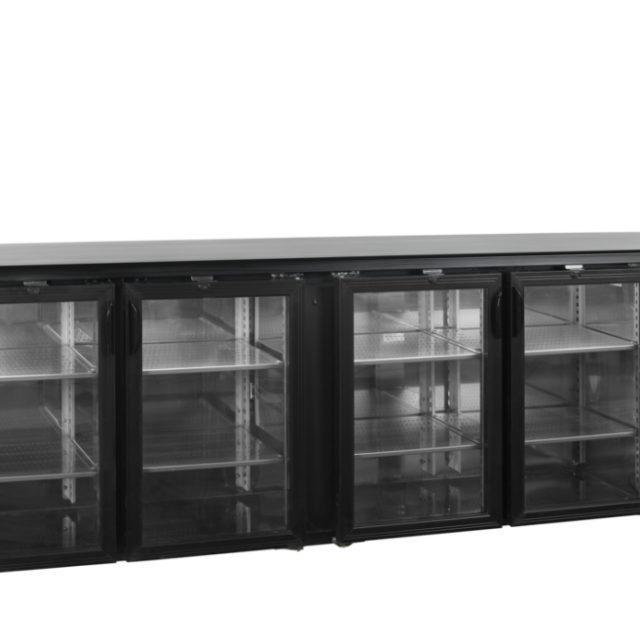 Minibar, prosklené křídlové dveře TEFCOLD CBC 410 G
