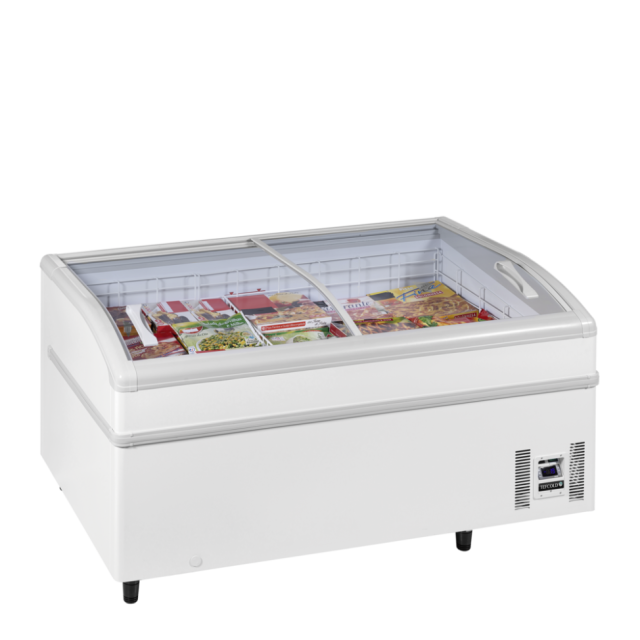 Kombinovaný mrazicí/chladicí ostrov bílý TEFCOLD Shallow 150-CF
