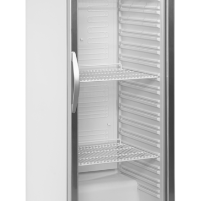 Chladicí skříň prosklené dveře, bílá TEFCOLD UR 400 G