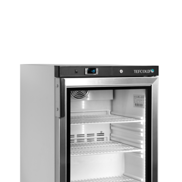 Mrazicí skříň prosklené dveře, bílá TEFCOLD UF 200 VG