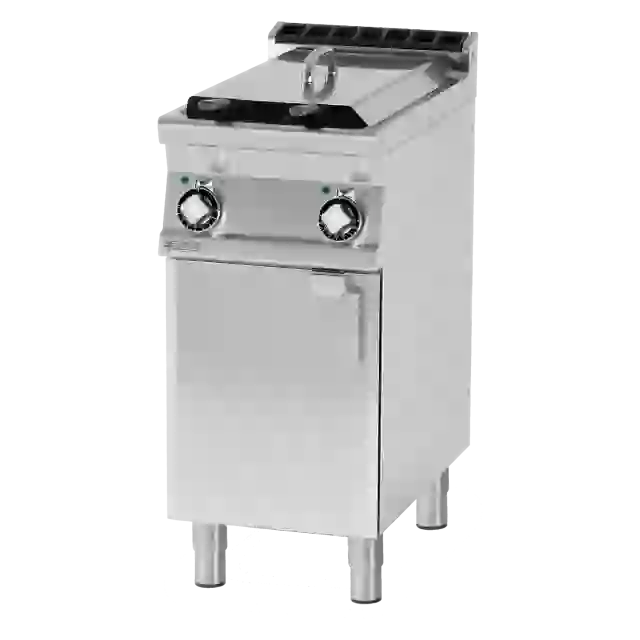 Fritéza elektrická dvojitá 0,75 kW/l, 8+8 l s podestavbou 400 V 