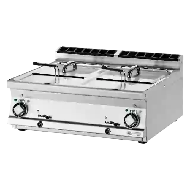 Fritéza elektrická dvojitá 0,92 kW/l, 13+13 l bez podestavby 400 V 