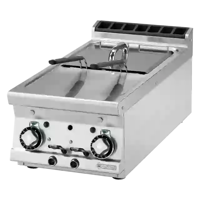Fritéza plynová dvojitá 0,56 kW/l, 8+8 l bez podestavby 