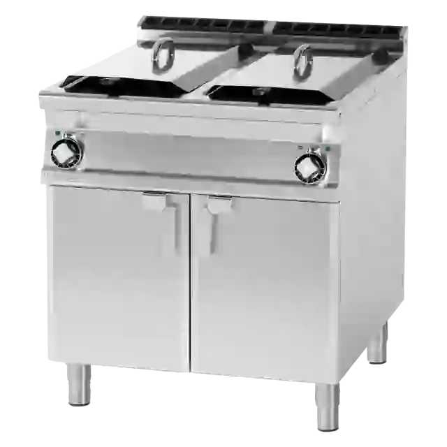 Fritéza elektrická dvojitá 0,88 kW/l, 25+25 l s podestavbou 400 V 