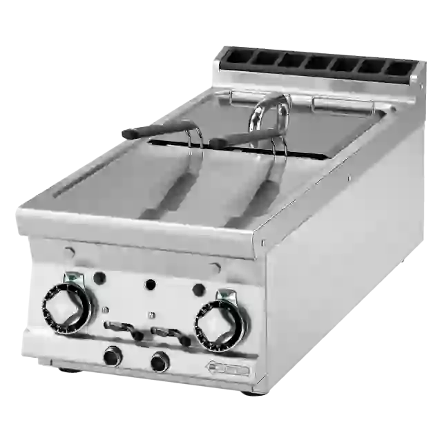 Fritéza plynová 8+8l 