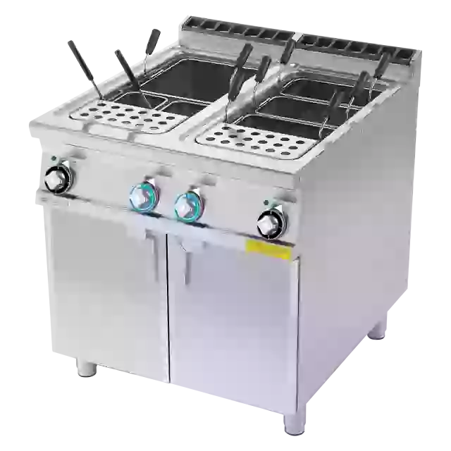 Vařič těstovin elektrický 40 + 40 l s podestavbou 400 V 