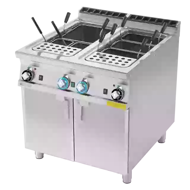 Vařič těstovin plynový 40 + 40 l s podestavbou 