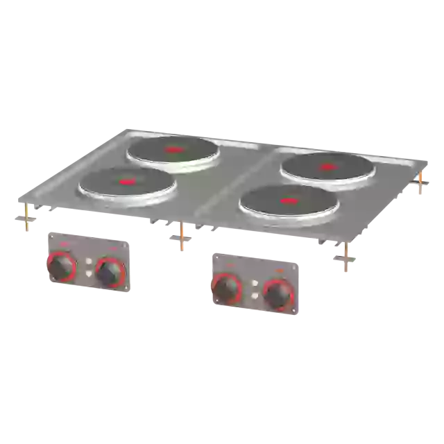 Sporák drop-in elektrická 4x drop-in plotýnka 400 V 
