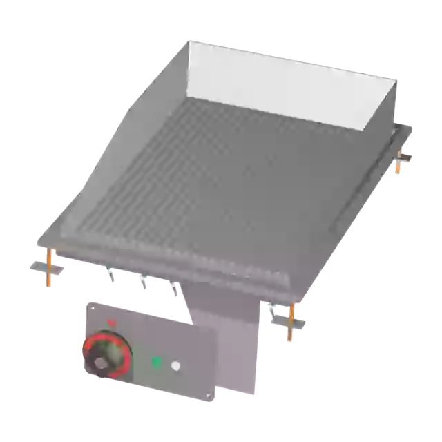 Grilovací deska 36x55 drop-in elektrická chromovaná rýhovaná 400 V 
