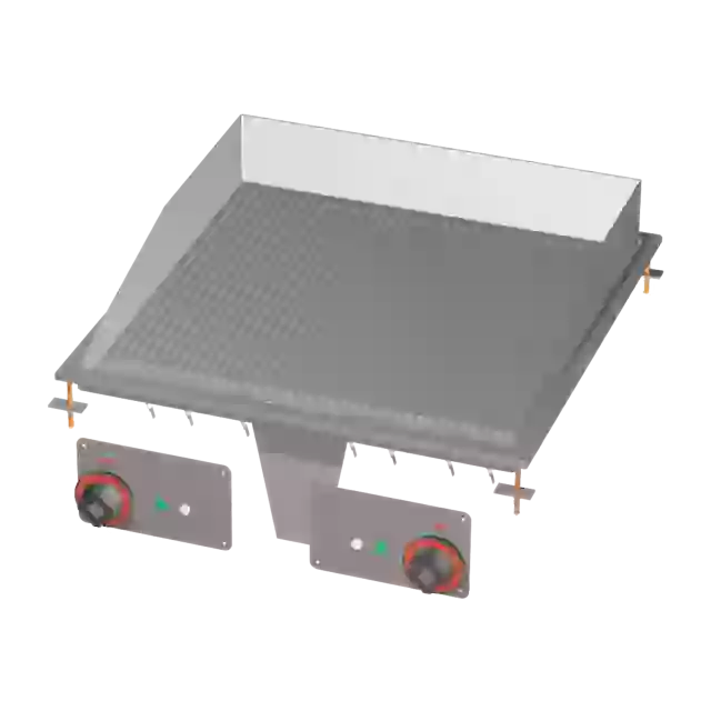 Grilovací deska 56x55 drop-in elektrická rýhovaná 400 V 