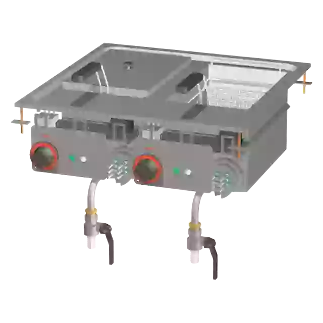 Fritéza drop-in elektrická dvojitá 0,66 kW/l, 10+10 l 400 V 