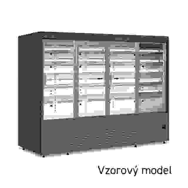 Chladicí vitrína přístěnná, posuv. dveře Juka Varna 160/80 DP 