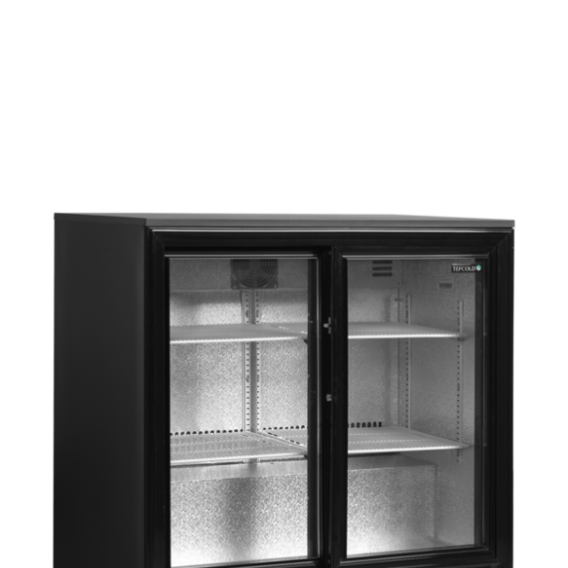Minibar prosklené posuvné dveře, černá TEFCOLD DB201S