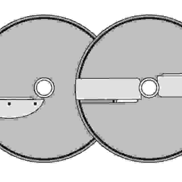 Kotouč X1 - 8, Φ 205 mm, řez 1-8 mm