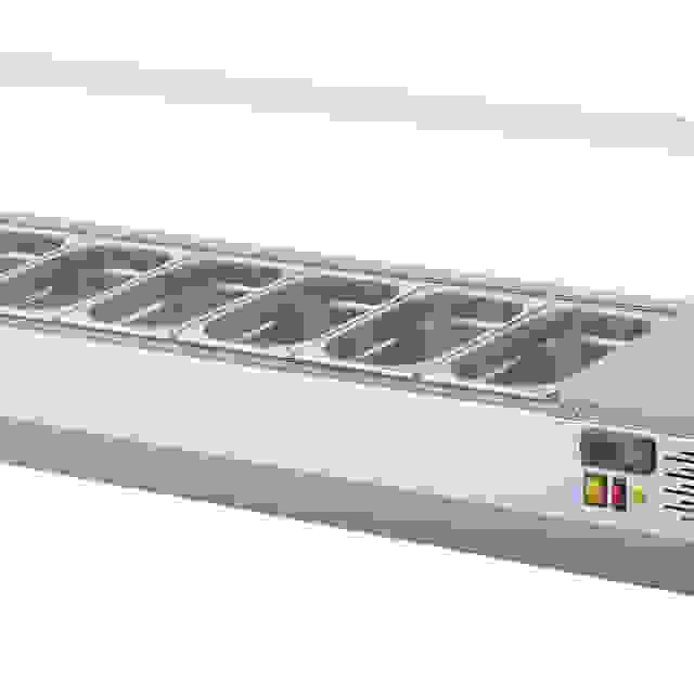 Pizza chladící pultová vitrína Asber GV-204 (GN1/3)