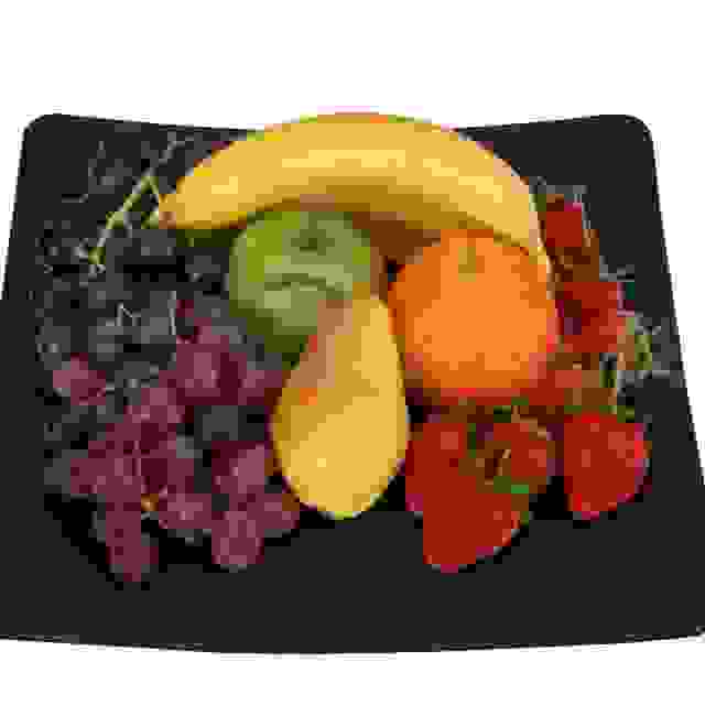 Tác klenutý čtvrecový 350x350mm - černá