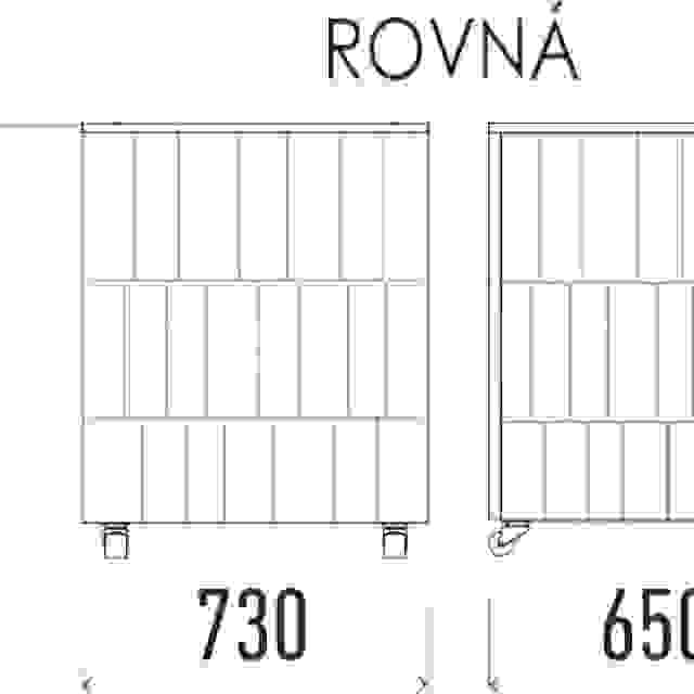 Neutrální pracovní modul rovný 650 NE