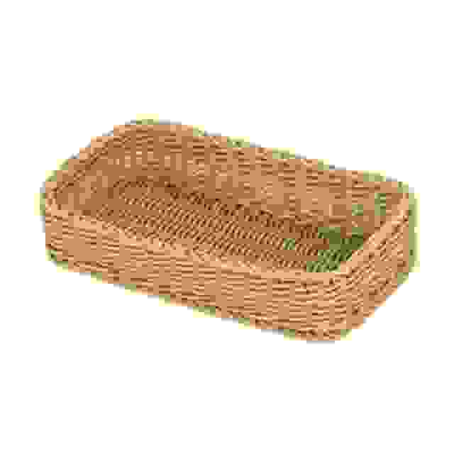 Košík polyratan GN 1/3, světlý