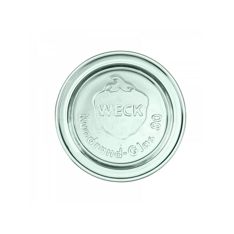 Víčko skleněné Weck 80 mm, 6 ks