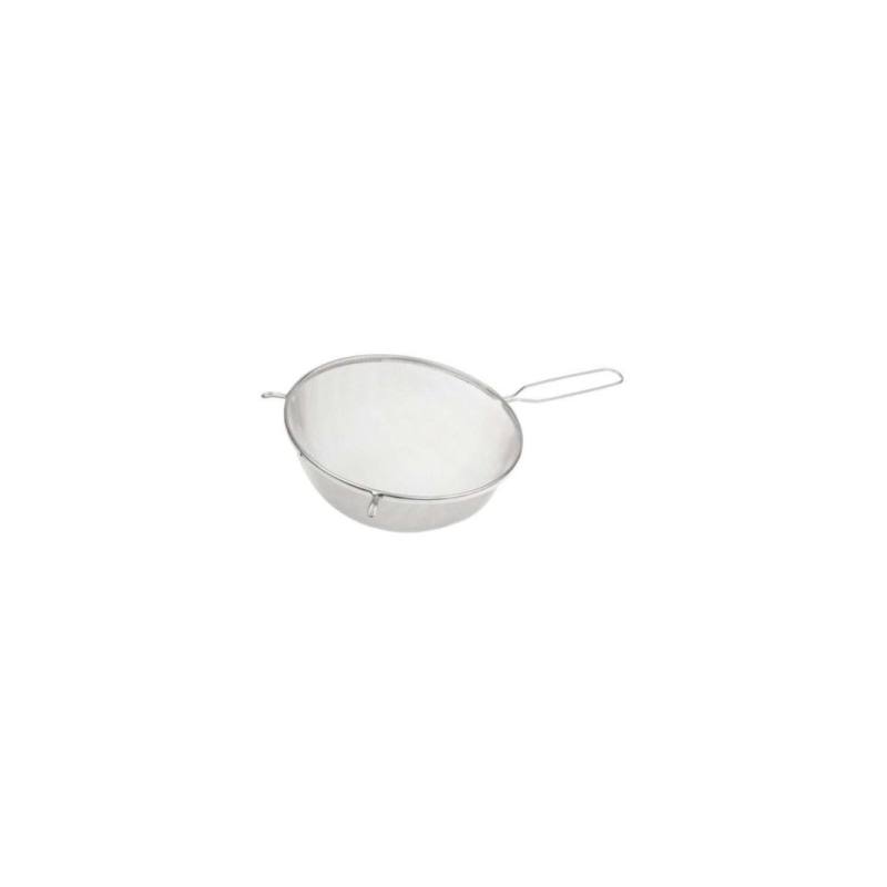Cedník 18 cm, 26/18 (1,0 × 1,0 mm) řídké, pocínovaný