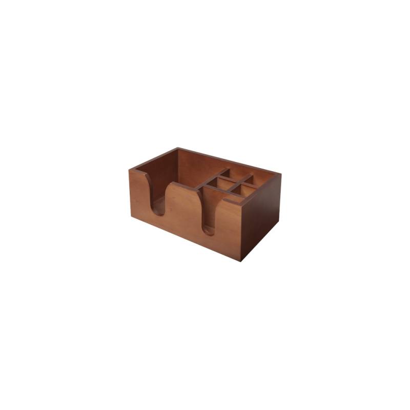 Bar Caddy dřevěný 12,5 × 13 cm