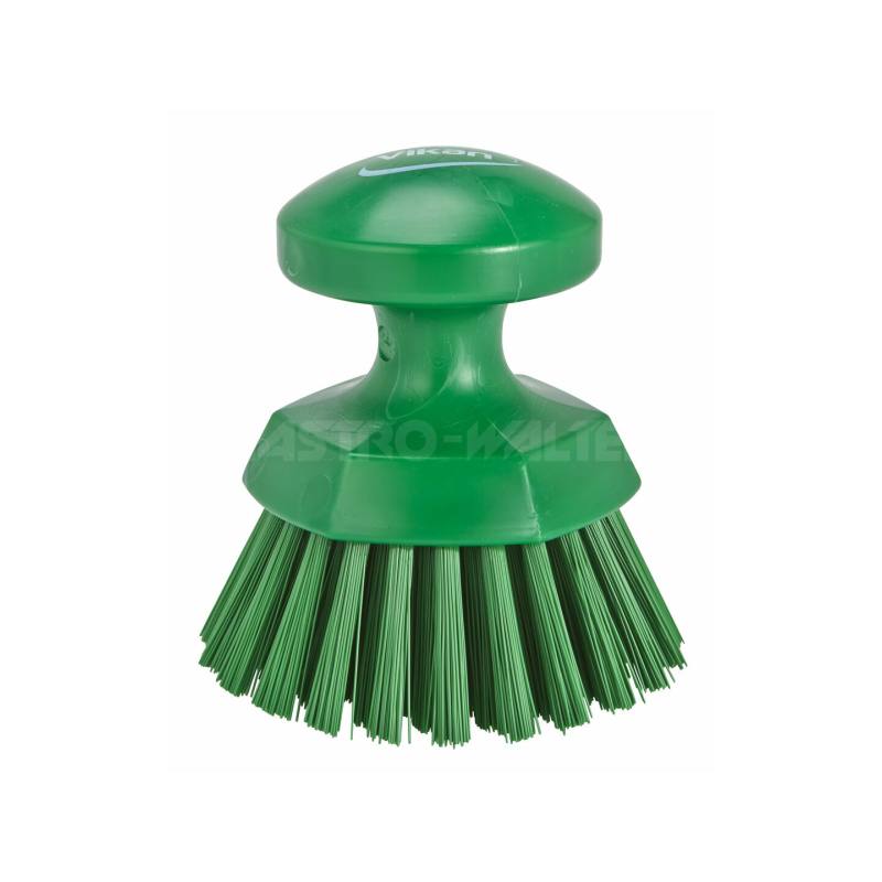 Kartáč ruční kulatý 11cm T/zelený 38852