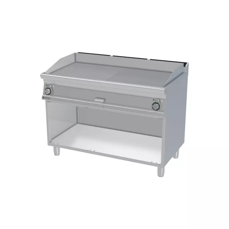 Grilovací deska 119x52 elektrická kombinovaná s podestavbou 400 V 