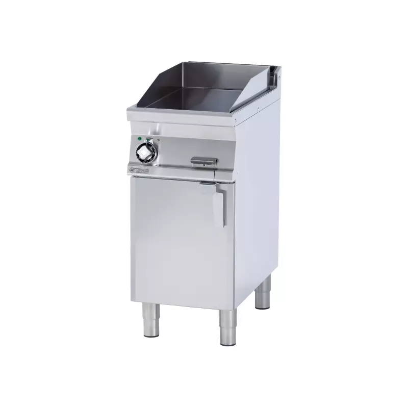Grilovací deska 39x52 elektrická chromovaná hladká s podestavbou 400 V 