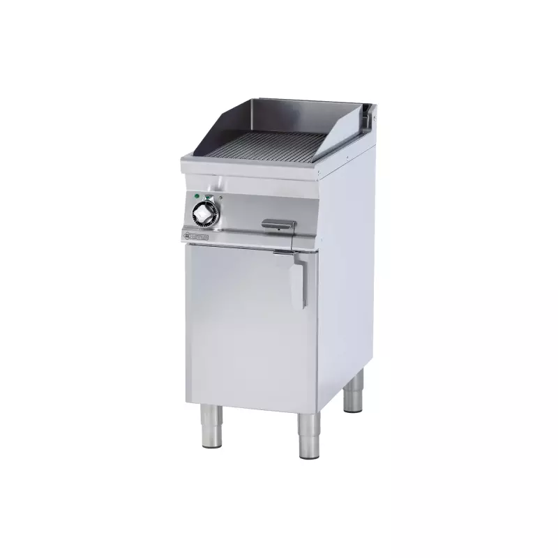 Grilovací deska 39x52 elektrická rýhovaná s podestavbou 400 V 