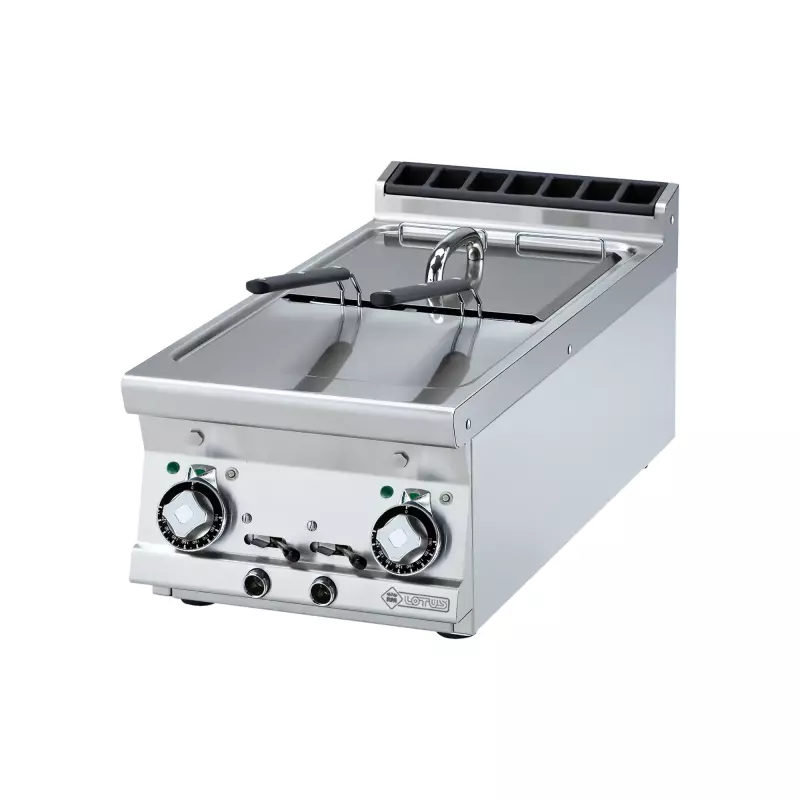Fritéza elektrická dvojitá 0,75 kW/l, 8+8 l bez podestavby 400 V 