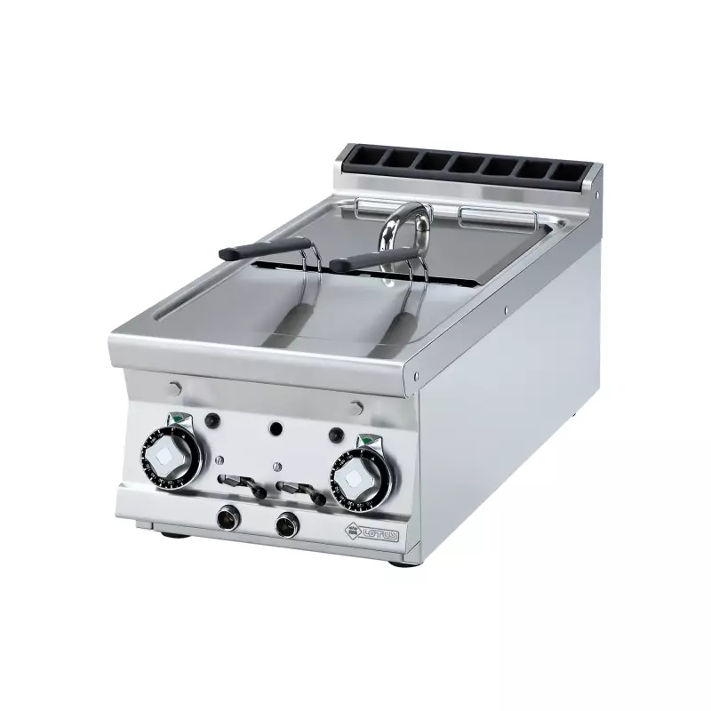 Fritéza plynová dvojitá 0,56 kW/l, 8+8 l bez podestavby 