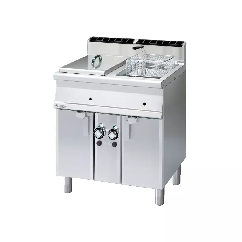 Fritéza plynová dvojitá 0,72 kW/l, 13+13 l s podestavbou 