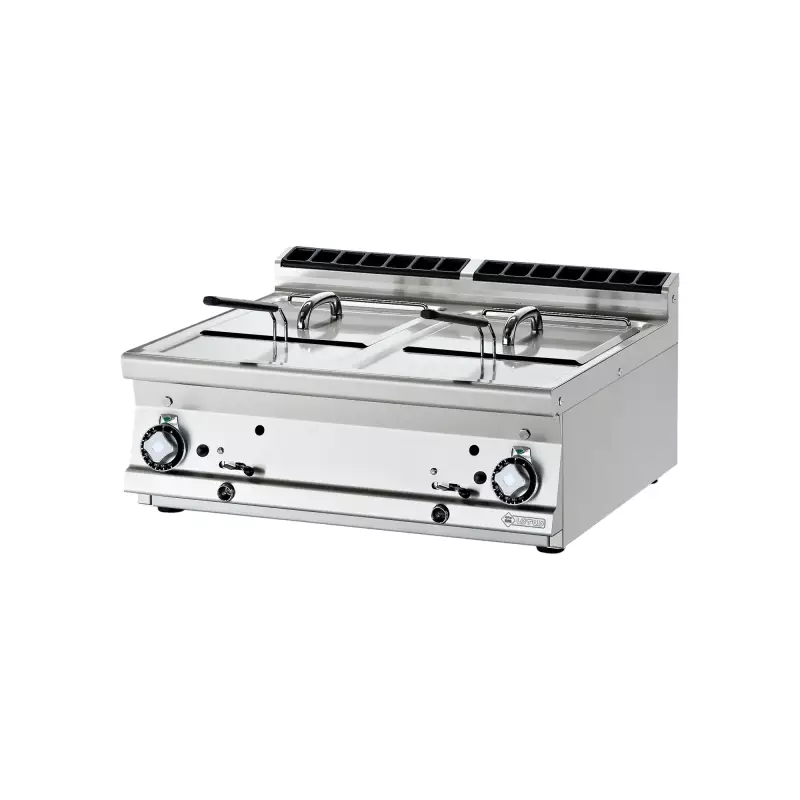 Fritéza plynová dvojitá 0,92 kW/l, 13+13 l bez podestavby 