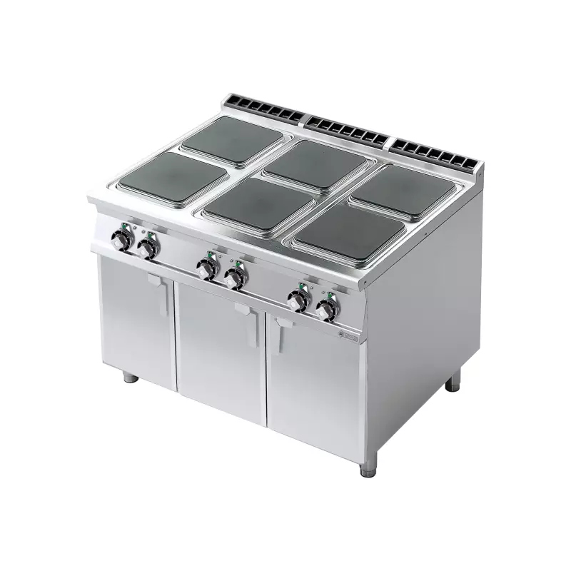 Sporák elektrický 6x plotýnka s podestavbou 400 V 
