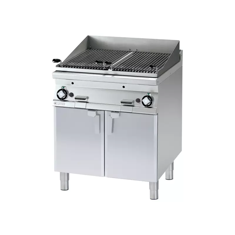Lávový gril plynový dvojitý 2x 38x66 bez podestavby 