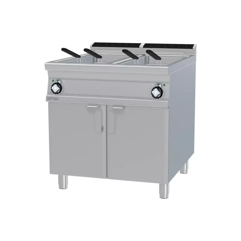 Fritéza plynová dvojitá 0,8 kW/l, 25+25 l s podestavbou 