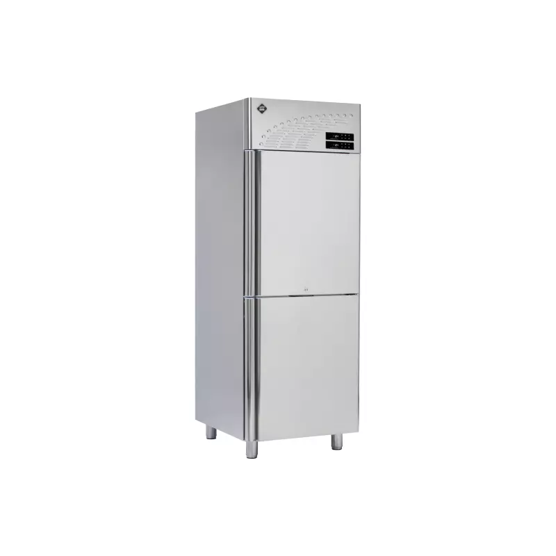 Skříň chladicí/mrazicí 2x 280 l, dvoudvéřová GN 2/1, nerez 