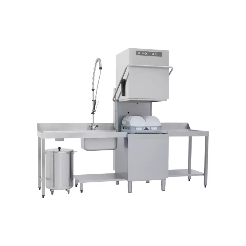 Myčka průběžná dvouplášťová s odpadovým čerpadlem 50x50 - 400 V 