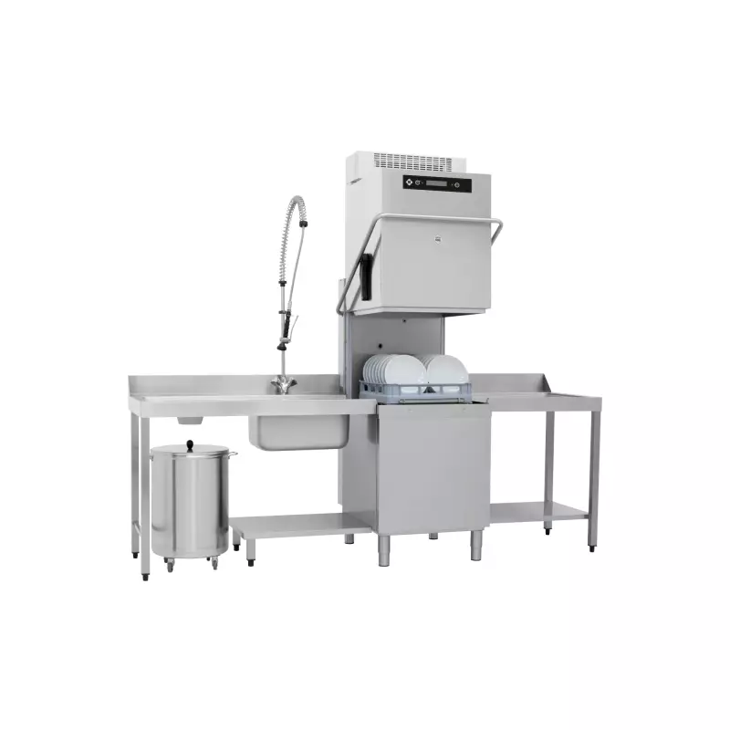 Myčka průběžná dvouplášťová změkčovač rekuperace 50x60 - 400 V 