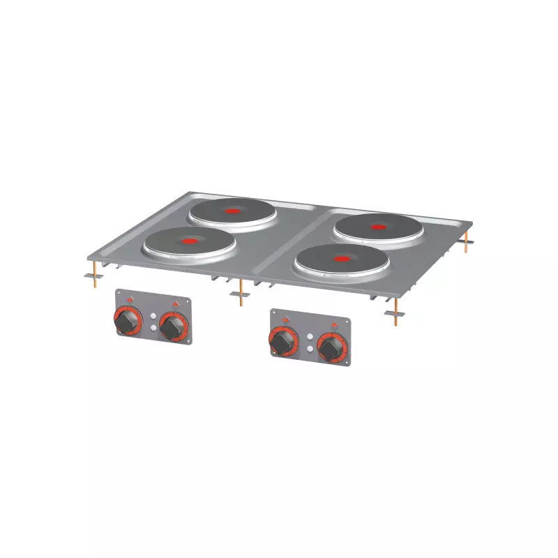 Sporák drop-in elektrická 4x drop-in plotýnka 400 V 