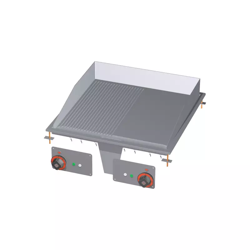 Grilovací deska 56x55 drop-in elektrická kombinovaná 400 V 