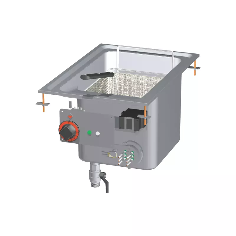 Fritéza drop-in elektrická 0,75 kW/l, 18 l 400 V 