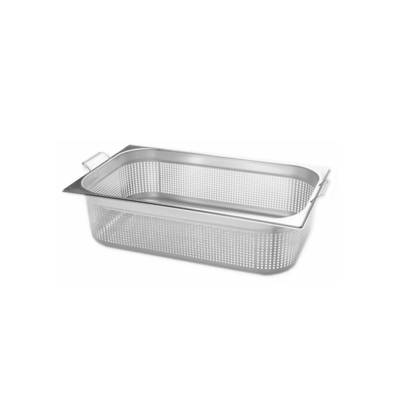 Gastronádoba Standard děrovaná s úchyty GN 1/1 065 mm