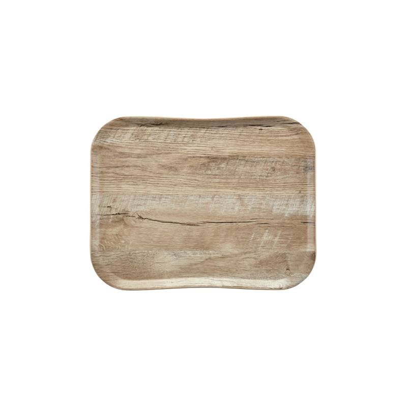 Wood podnos 33 × 43 cm, světlý dub