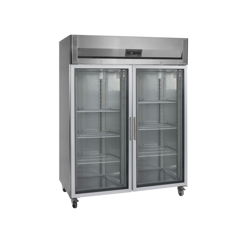 Chladicí skříň prosklené dveře GN2/1 TEFCOLD RK 1420 G
